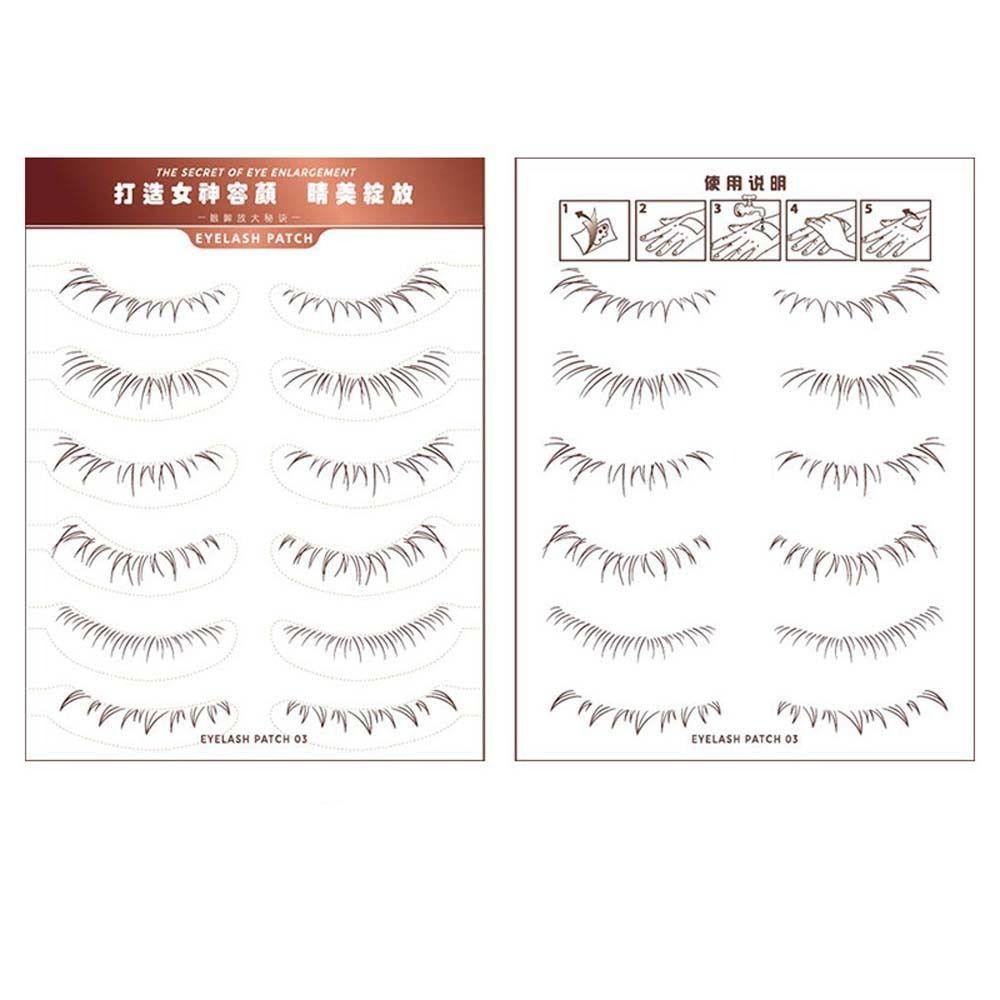 Eyelash Fake Tattoo Lower Eyelash Patch Lower Eyelash Temporary Tattoos Girls