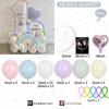 Set de Globos de Cumpleaños de Aluminio Blanco de 32 Pulgadas - Serie de Números Ma Ka