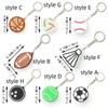 3D Printed Button Balls Key Chain Sport Theme Sports Balls Pendant  Kids Birthday Party