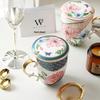 WOOCH Butterfly Ceramic Lidded Mug Gift Set