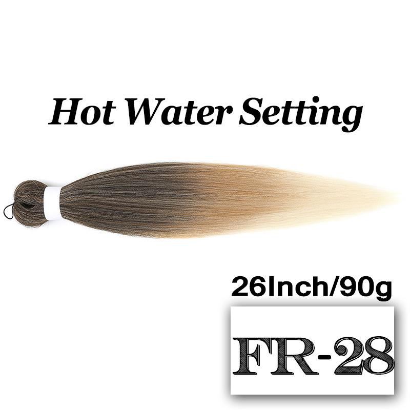 Braiding Hair Pre-stretched 26 Inch Hair Extensions for Afro Crochet Braids Synthetic Hair DIY Purple Pink Peach Red Jumbo Braid