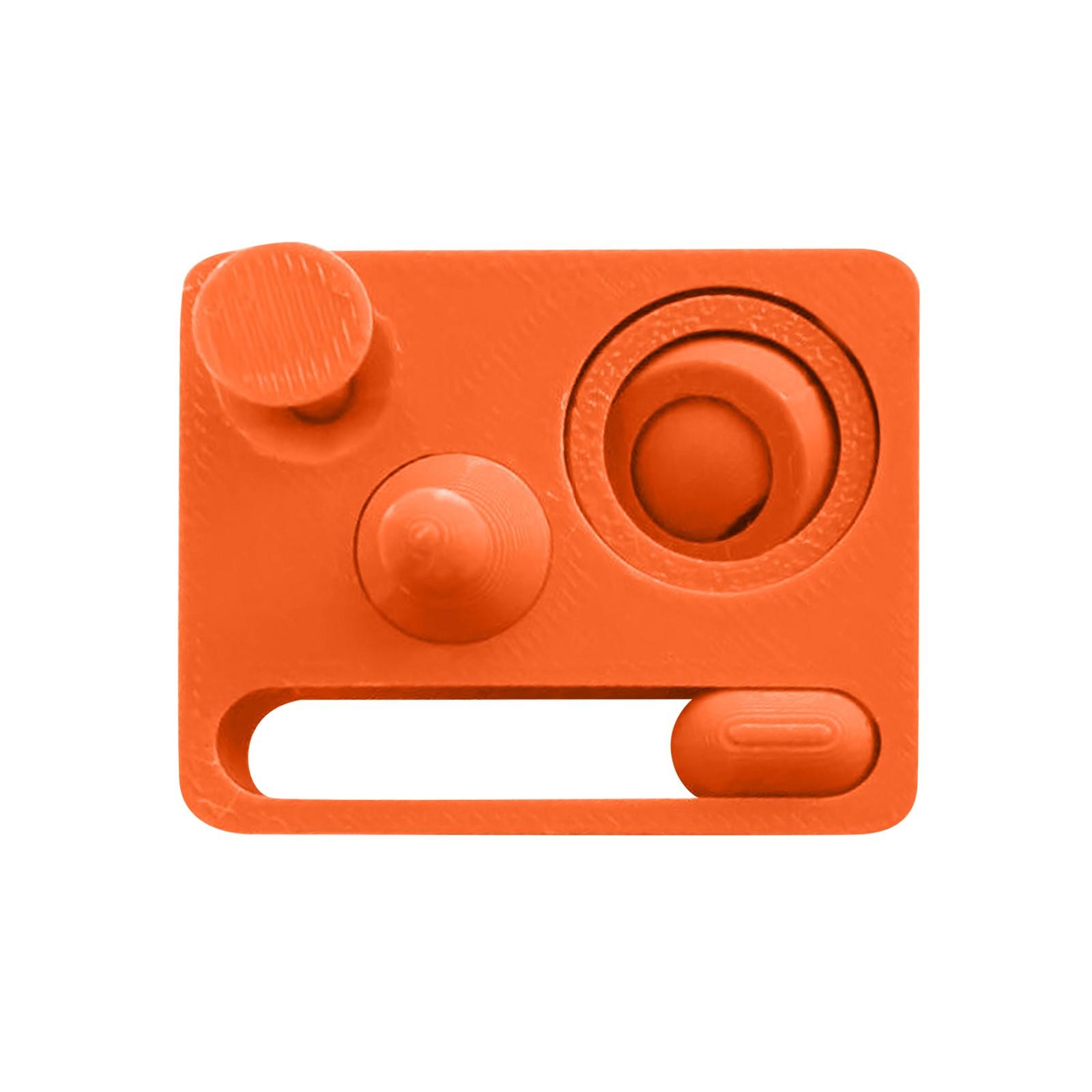 

Игрушка для декомпрессии, напечатанная на 3D-принтере, игрушка для отдыха и релаксации One Size шафрановый