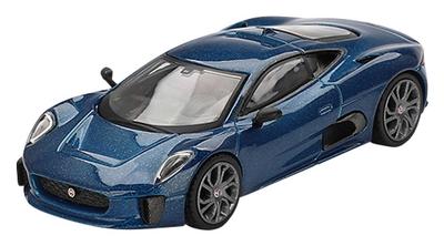 MINI GT Jaguar Blue Finished Model 1/64 C-X75 (Left-Hand Drive) MGT00884-L