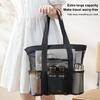 Oversized Mesh Beach Wash Bag, Large Capacity Storage Bag, Foldable Mesh Beach Tote Bag, Beach