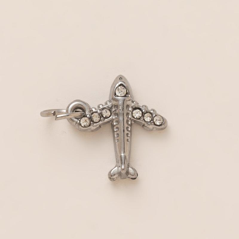 Retro Stainless Steel Floral Charm Pendant - DIY Jewelry Making Accessory for Necklace Earring Bracelet Keychain Hanging Decor