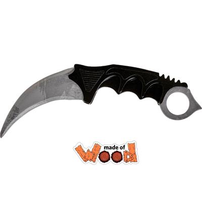 CS:GO Нож деревянный Karambit Urban Masked, Maskbro, серый