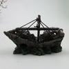 Resin Sailing Figurine Miniature Aquarium Boat Ship DIY Sunk Fish Tank Ornament For Home Garden Bedroom
