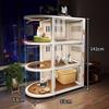 Spacious All-Season Cat Villa: Indoor Cabinet, Bed, Toilet, and Cage