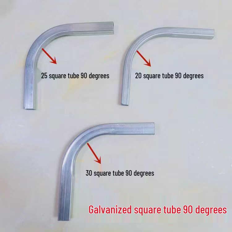 Pozinkovaný 90° kolenový držák pro čtvercovou trubku pro svařování