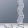 Foldable Magazine Rack Exquisite Foldable Brochure Stand for Exhibitions Office Retail Store