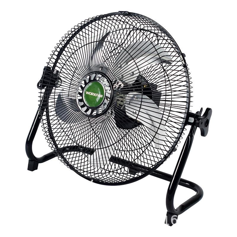 Outdoor Silent Solar-Powered Portable Floor Fan for Camping