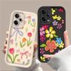 Farbenfrohes Blumen-Schleifen-Muster Handyhülle Für Redmi Note 13 12 Pro Plus 5G 13 12 Pro 4G 5G 11 10 Pro 12S 5G 11S 10S Redmi 13C 12 5G