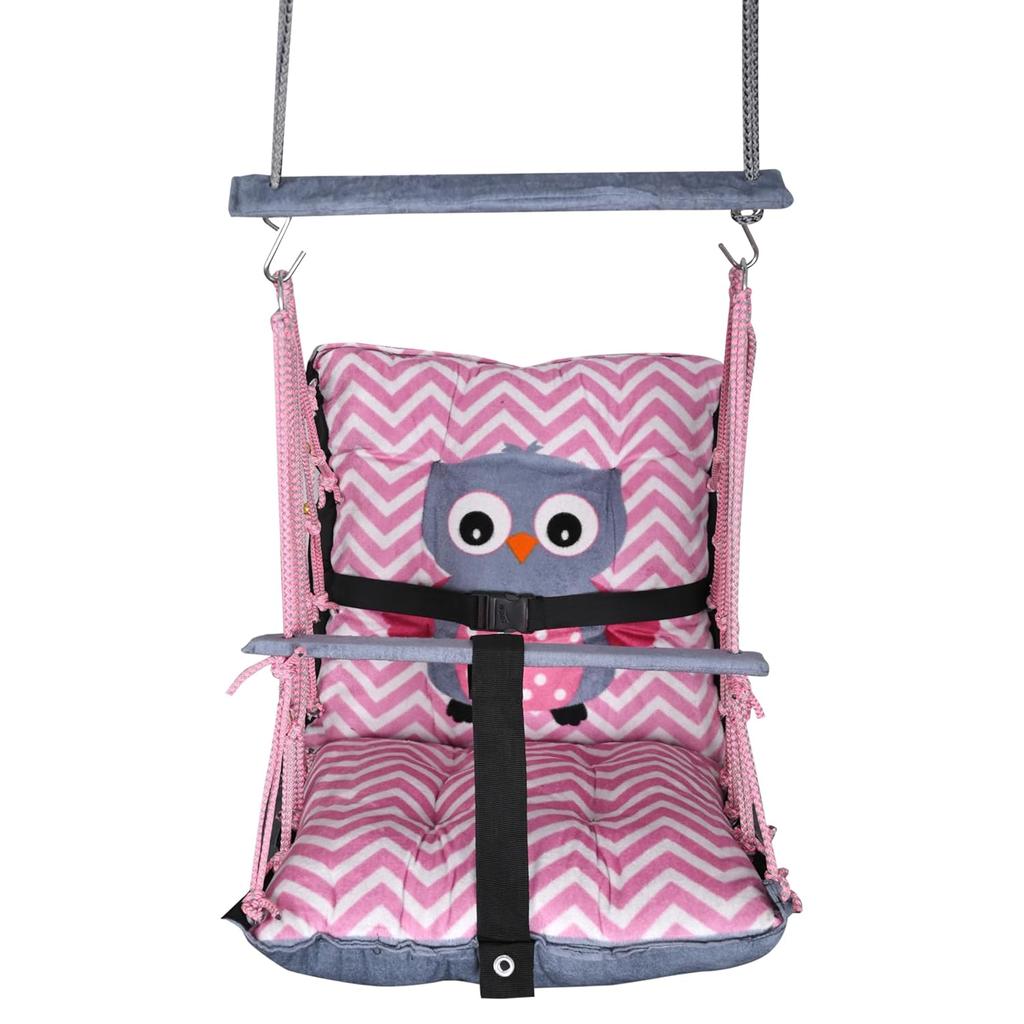 Bawełniana huśtawka dla niemowląt dla dzieci składana i zmywalna od 1 do 5 lat prezent dla noworodka miękka jhula z pasem bezpieczeństwa łatwa do przenoszenia blokada bezpieczeństwa