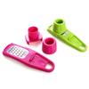 Pressed Garlic Chopper Rosy 1set With Hands Protecting Cover 2pcs