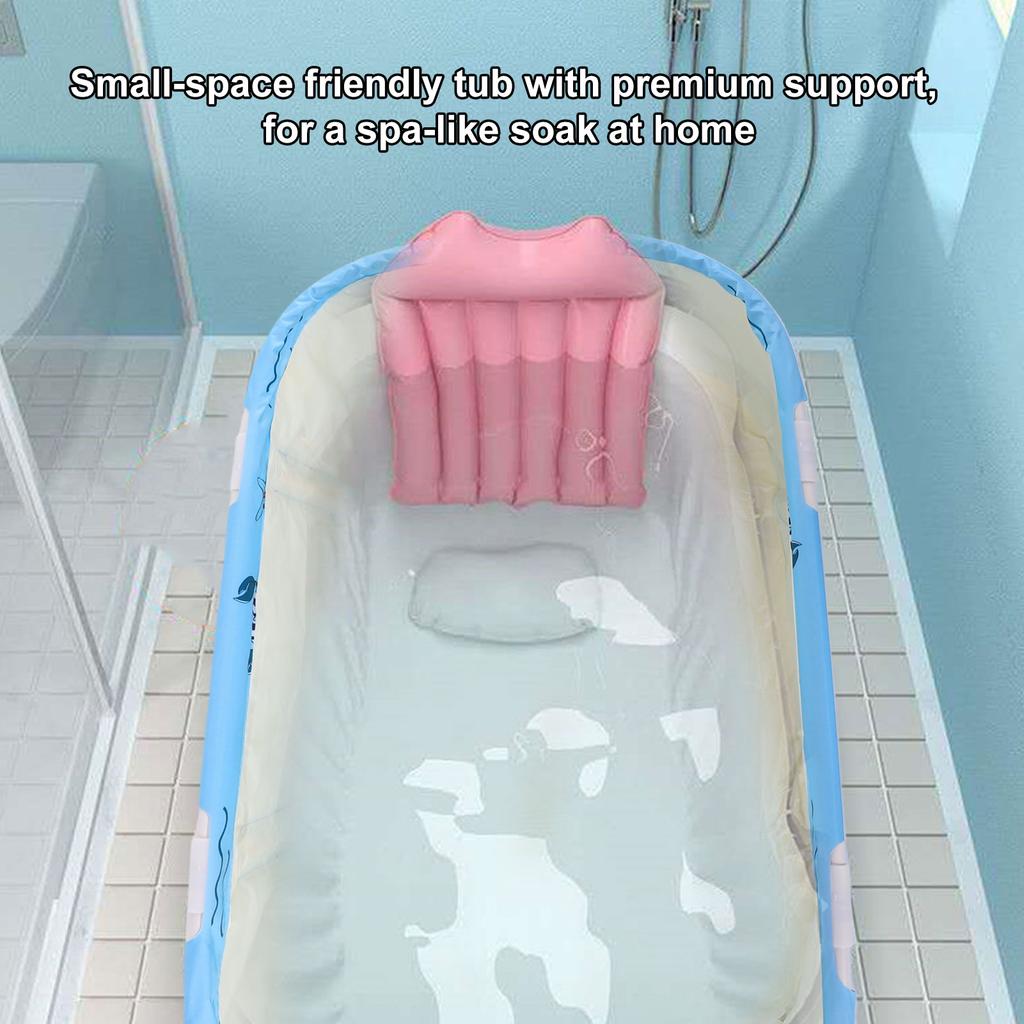 Portable Bathtub Foldable Freestanding Bathtub Soaking Tub Shower Stall Tub Bathroom Folding SPA Bath 1.2m Square
