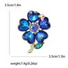 Elegant Temperament Alloy Rhinestone Butterfly Flower Brooch Fashion High-End Women'S Dress Cardigan Corsage Jewelry Pin