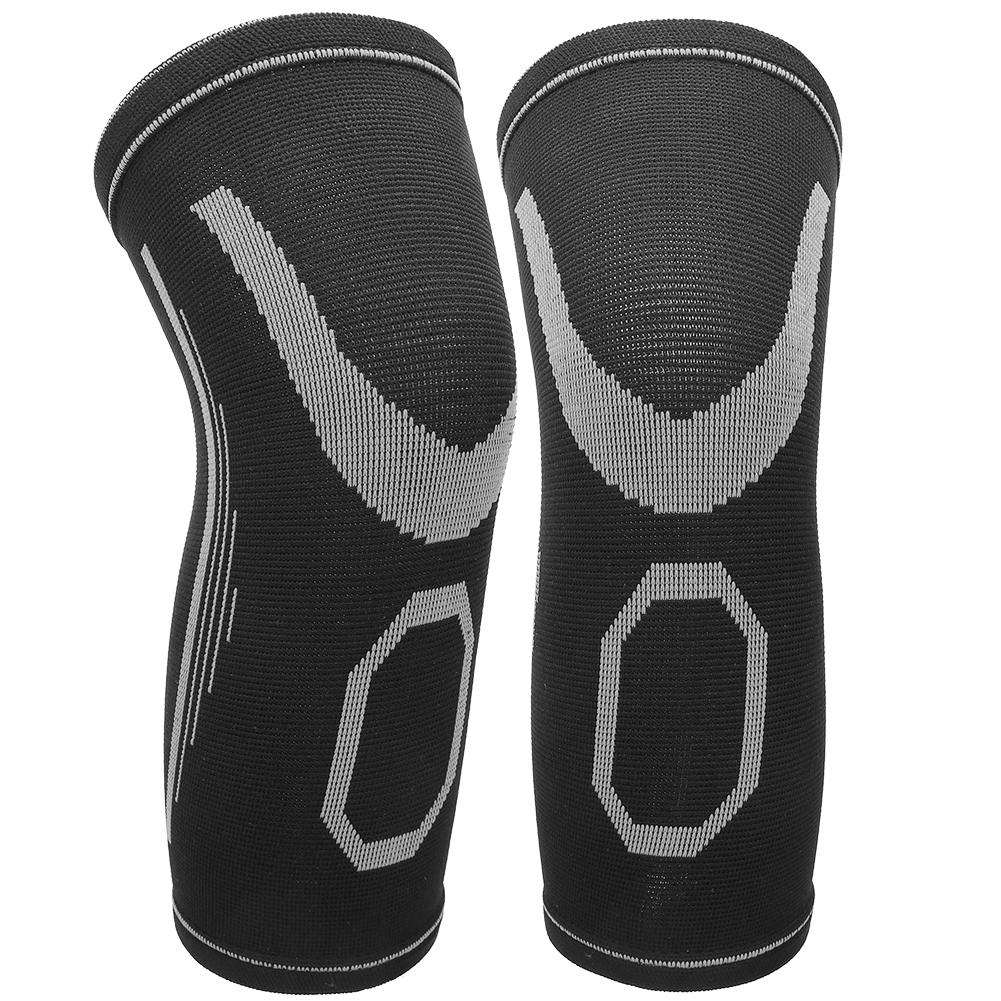 2 pièces Enfants Nylon Genouillère Souple Protecteur Maintien au Chaud Élastique Respirant Genouillère