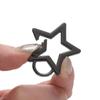 5pcs Pentagram Metal Ring Spring Clasp Star Shape Clasp Connection Buckle for DIY Jewelry Making Keychain Pendant Accessories
