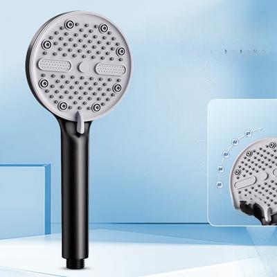 ABS Filter Spray High-Pressure Large Panel Five-Stage Pressurized Shower Head Household Handheld Shower Head for Bathing