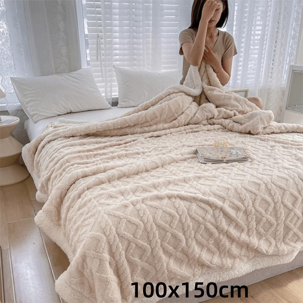 

Gifts Soft Warm Blanket Thick Warm Reversible Sherpa Blanket Cozy Fuzzy Fleece Throw Blanket Cozy Home