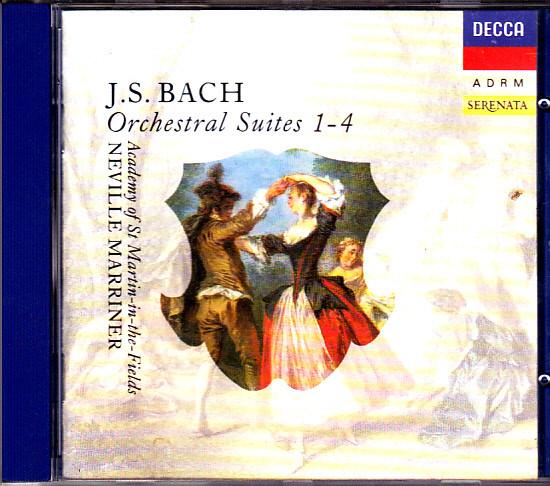 

CD JOHANN SEBASTIAN BACH - THE ACADEMY - Orchestral Suites 1-4 4303782 Decca 1991 UK Classical Used