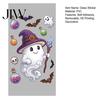 Party Supplies for Halloween Cartoon Window Cling Stickers, Ghost Pumpkin Candy Glass Decals, Self-Adhesive Removable Decorative Posters