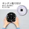 Wristwatch Style Wall Clock Black