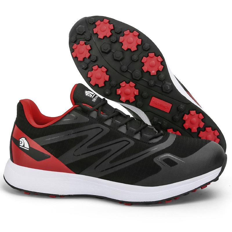 

New Men s Casual Golf Spiked Sneakers 12 чёрный