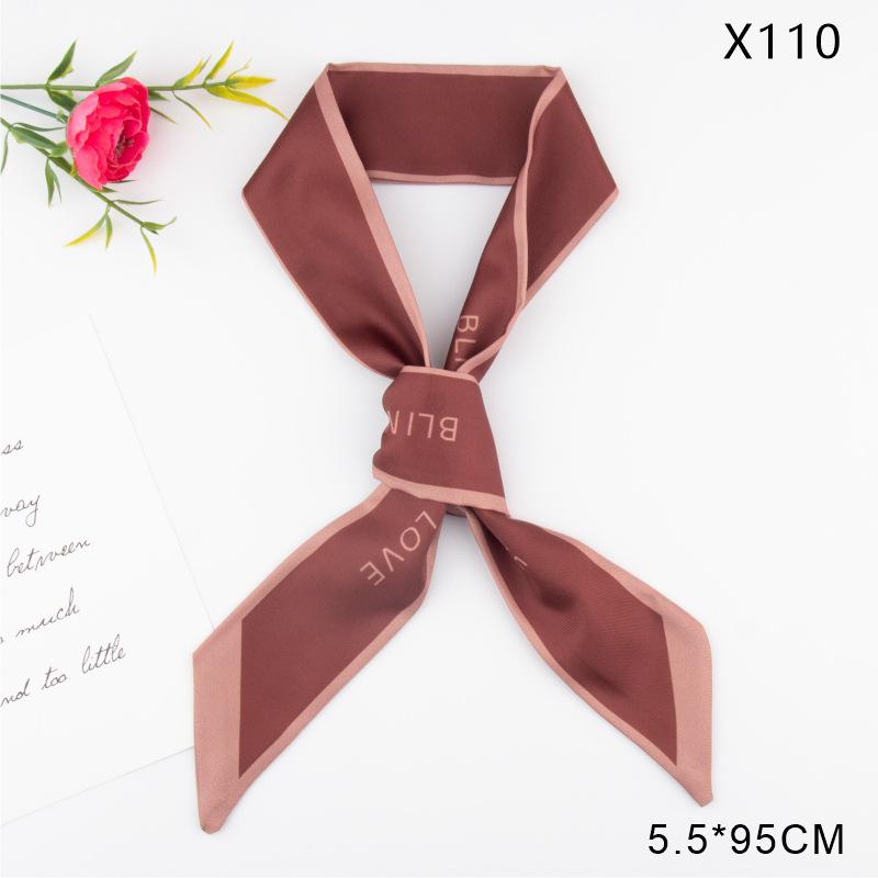 Versatile Vintage Silk Scarf: Hair Tie, Headband, Bag Accessory