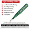 Multifunctional Voltage Tester Pen With LED Display Non-Contact Detection With LED Light For AC 12-1000V DC 12-220V Tester Pen