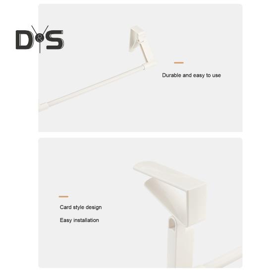 Paper Towel Holder Strong Load-bearing Punch Free Easy To Install Plastic Films Towel Hanging Storage Holder
