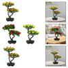 Artificial Fruit Tree Bonsai Faux Pot Lightweight Tabletop Ornament for Kitchen Room
