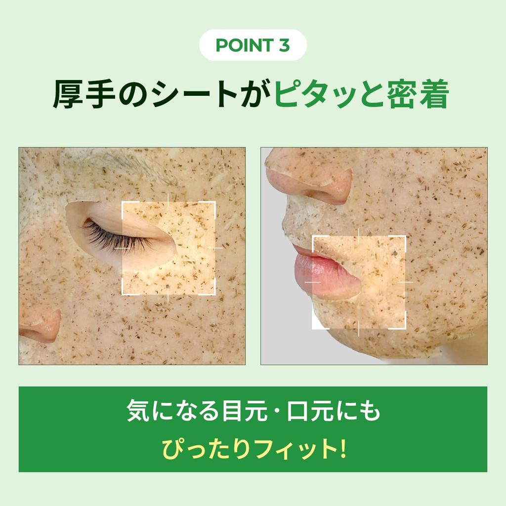 Realluster Face Mask Mugwort Mask Centella Soothing Hydroreal Face Pack (7 Sheets)