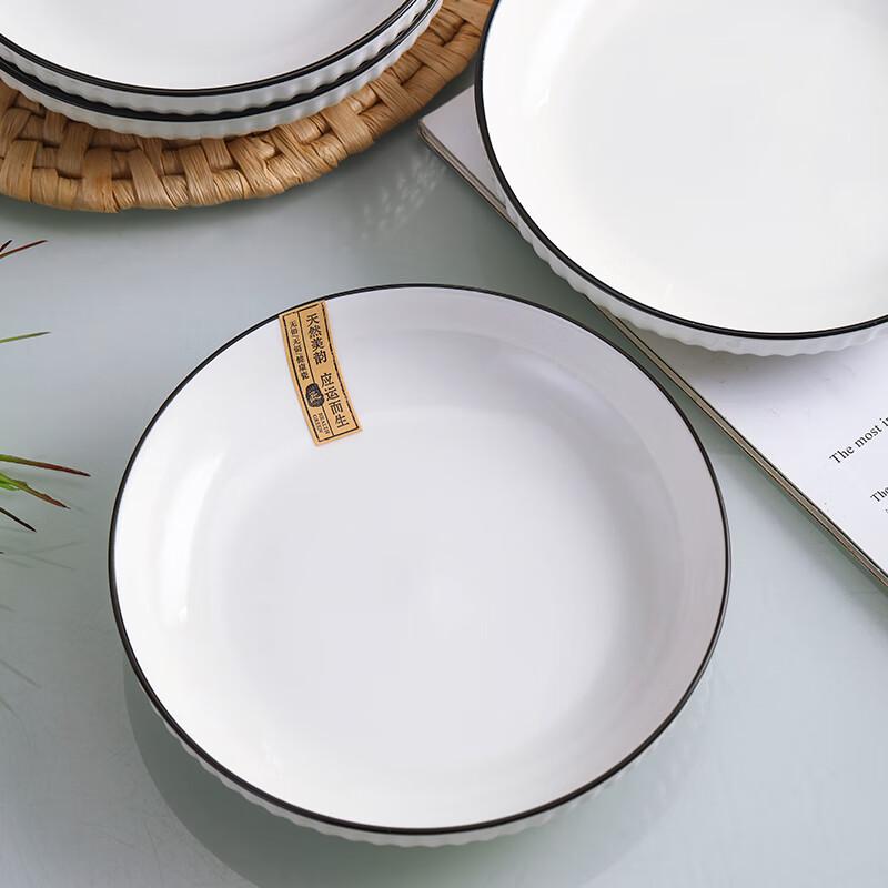 Nordic Style Jingdezhen Underglaze Ceramic Dinner Plates