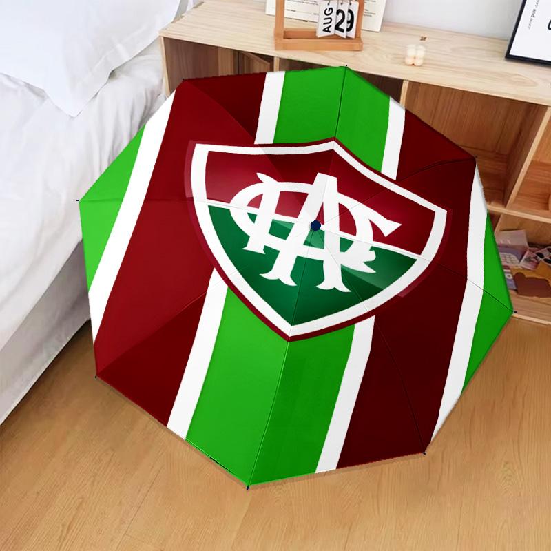 1PC America Futebol Club Printed Umbrella Folding umbrella, automatic umbrella 8-Frame for Travel, camping Fan gifts Christmas Gifts