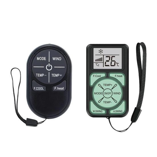 Klimaanlagen-Fernbedienung Ersatz Einfache Einrichtung Mehrere Marken Kompatibel Universell Englisch Klimaanlage AC-Fernbedienung mit Lanyard