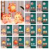 Chinese Handheld Rabbit  Lantern Handmade Light-Up Bunny Lantern  Mid-Autumn Festival