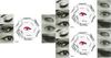 Kit de Pochoirs Maquillage avec Guide pour Eye-liner et Sourcils Réglables pour une Application Précise