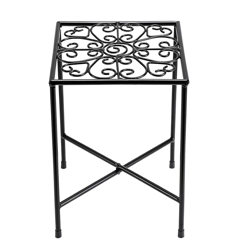 Sumnacon Stojan na květináče Květinový regál Železo Antický Snadná montáž Zahradní regál Zahradnický regál Stojan na květiny Stojan na květináče Stojan na květiny Vnitřní Venkovní Černý