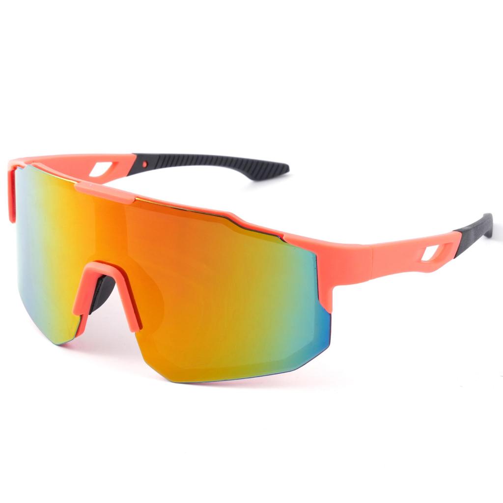 Large-Frame One-Piece Windproof Sunglasses for Cycling, Fishing & Driving