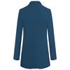 Fashionable Women's Coat Trend Plus Size Tweed Long Suit Jacket Stylish And Elegant Solid Color Coat