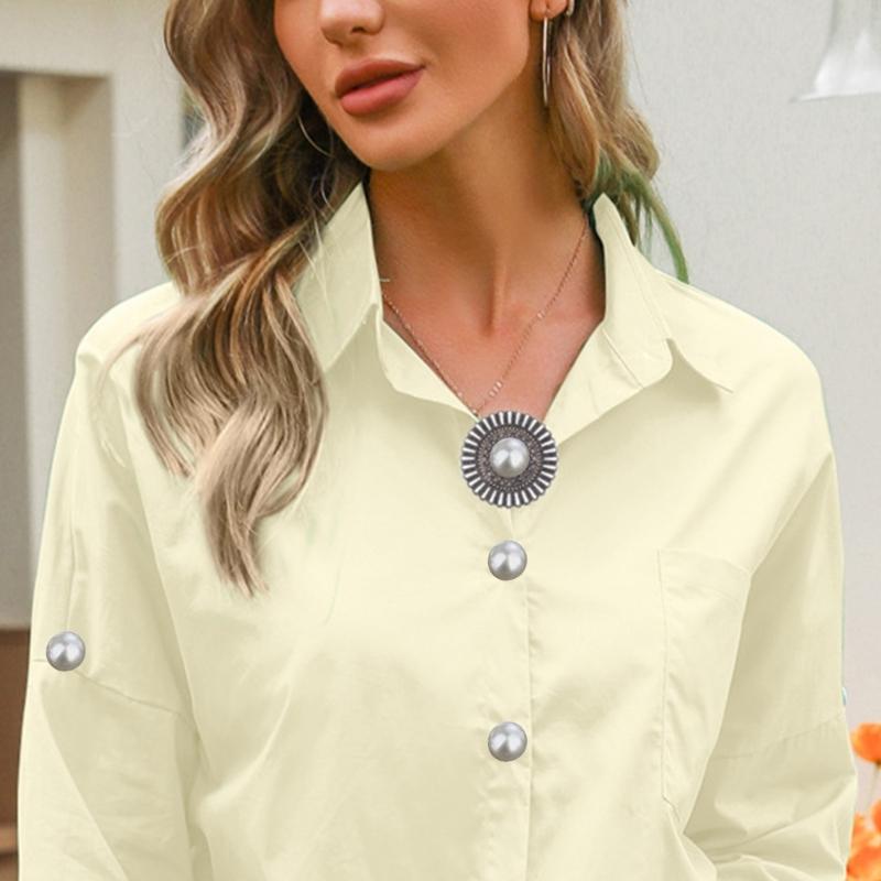 12 Pcs Mushroom Buttons Imitation Pearls Buttons Round Sewing Buttons for Dress Clothing Sewing and Crafting