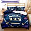 3pcs Italian Brainrot characters8 pattern bedding set duvet cover set includes duvet cover &pillowcases, perfect all season bedroom decoration & gift