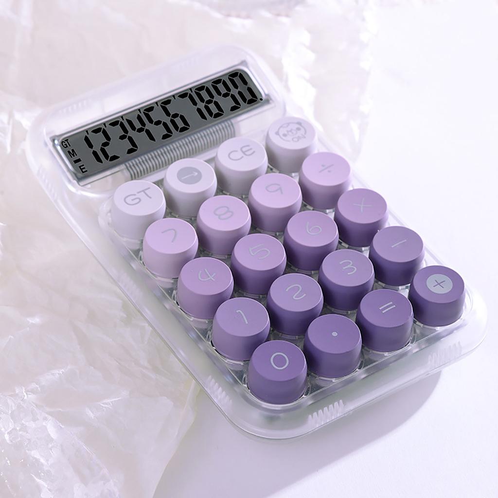 Scientific Calculator Office Commercial Transparent Dopamine Calculator Cute High-Value Calculator School Teaching Supplies Financial Accounting Tools