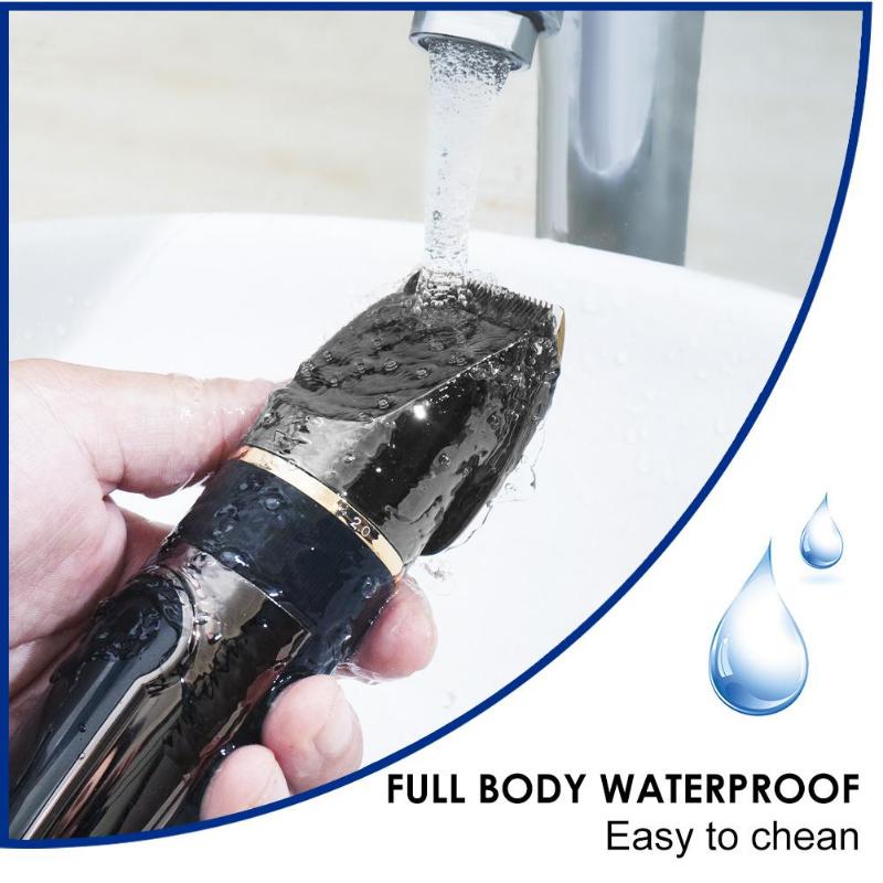 Digital Display Hair Clipper Oil Head Engraving Electric Hair Salon Special Rechargeable Electric Fader