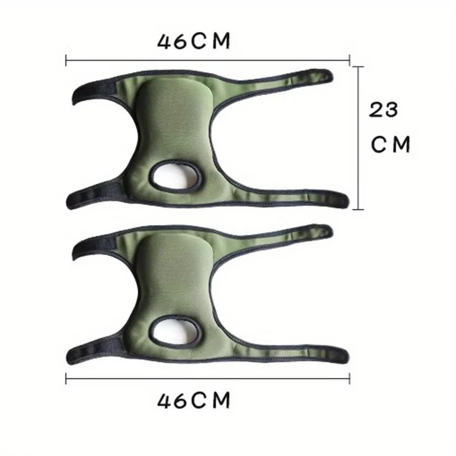 1pair Gardening Knee Pads - Breathable Neoprene SBR Knee Protection for Running, Fitness, and Kneeling Tasks.
