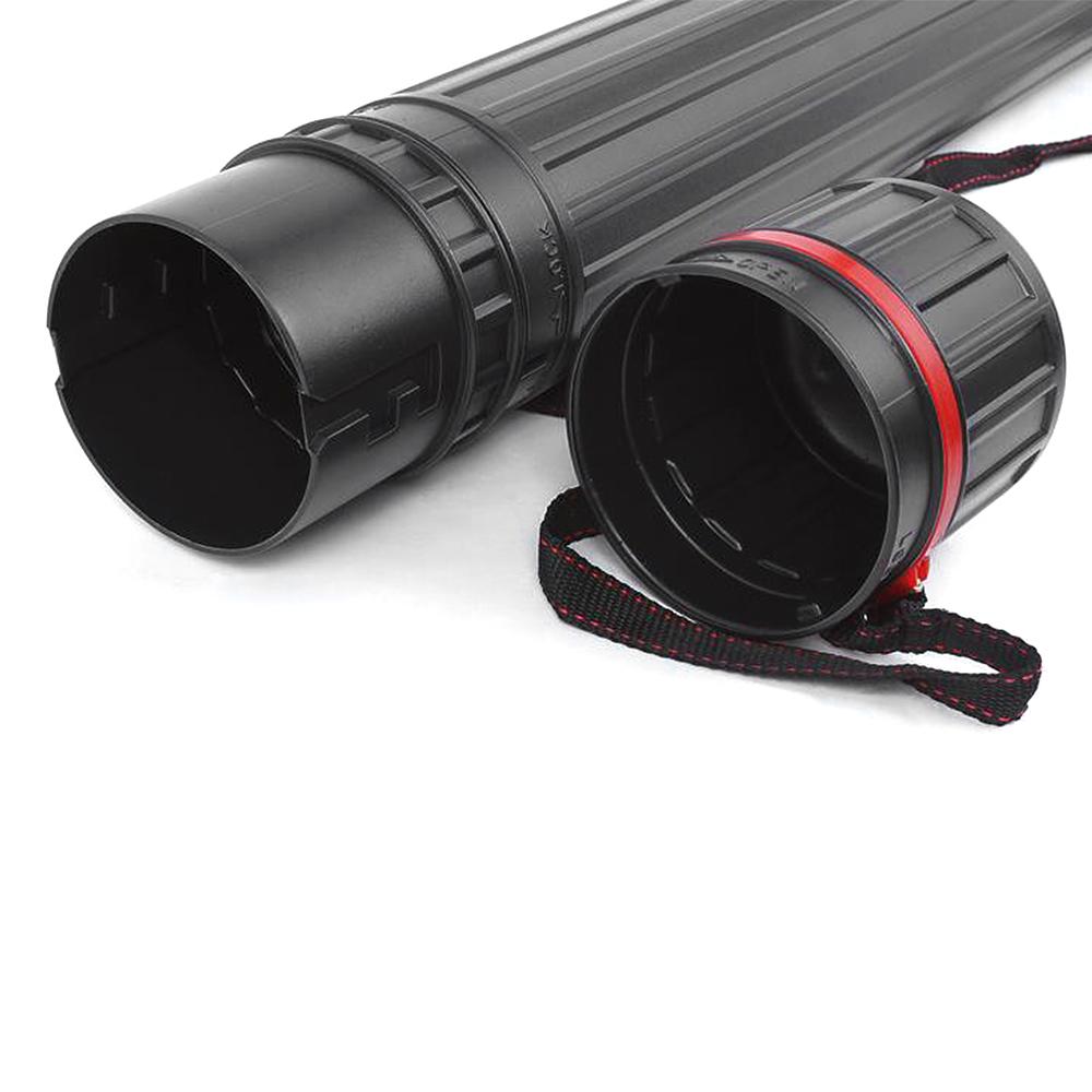 Telescopic Archery Arrow Case Carrier Tube with 2 EVA Foam Arrow Protection Racks Holders