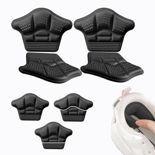 Gurumato [Shoe Professional Supervised] Heel Pads for Preventing Blisters [Soft, Fully Cushioned, and Cuttable To Adjust Size] Prevents Shoes from Sli