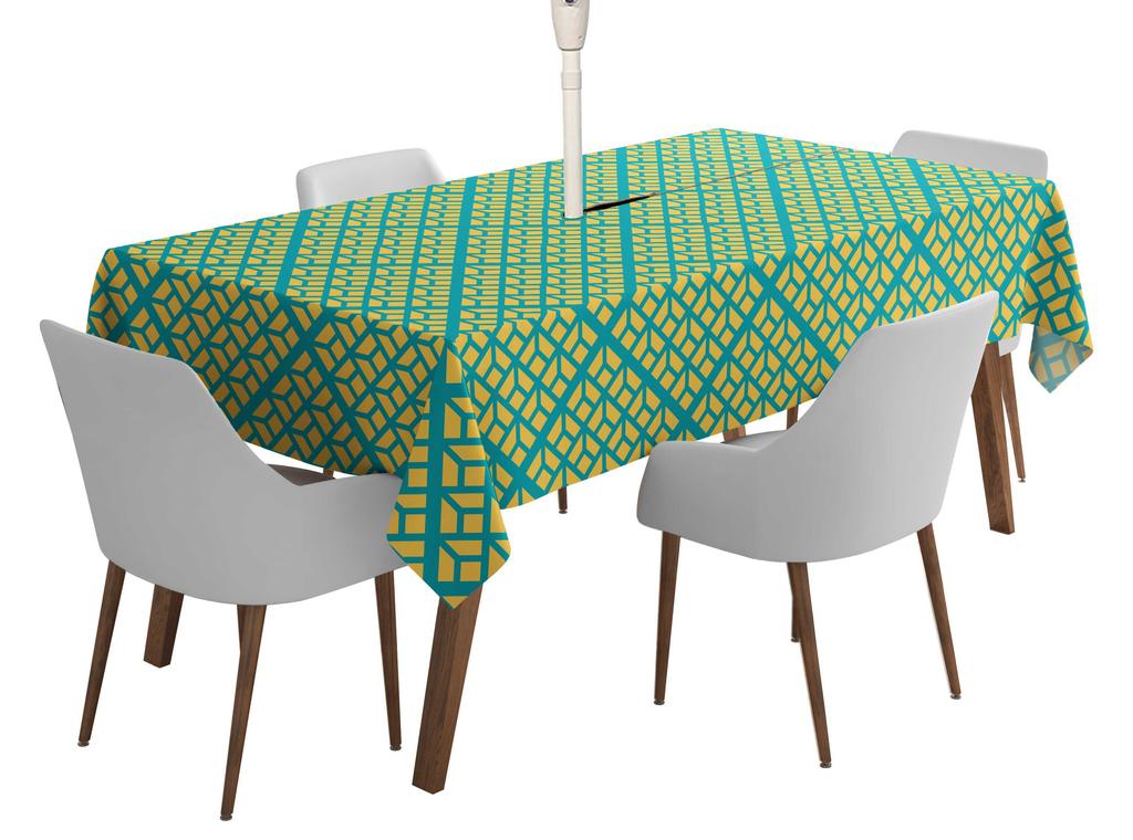 Vargottam Indoor Outdoor  Tablecloth  58x102 Inch  Rectangle  Tablecloth Waterproof Patio  Table  Cloths- Spring Summer  Table