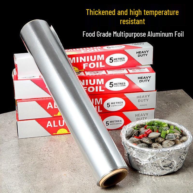High-Temperature Resistant Aluminum Foil Roll for Baking and BBQ